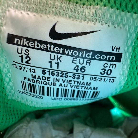 Nike‎ Men\'s Rosherun Hyp QS Sport TurqGreen /Wht Running Shoe 12 Men main image 8